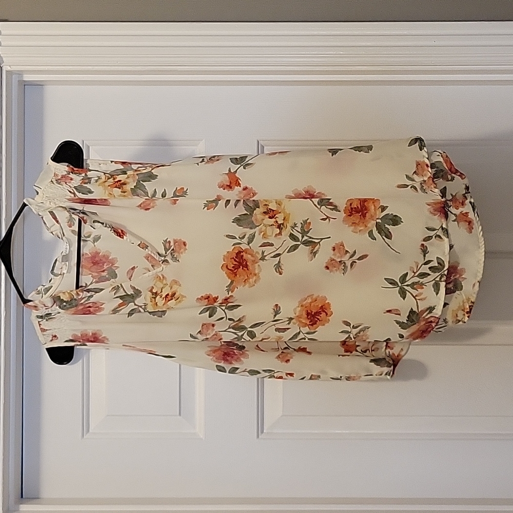 Sheer Floral Tank